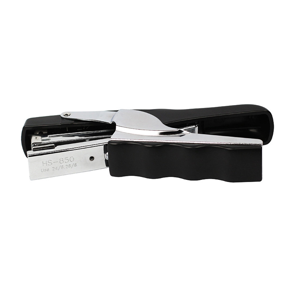 Stapler Heavy Duty - 플라이어형 스테이플러, 손잡이형, 검은색 금속 재질,