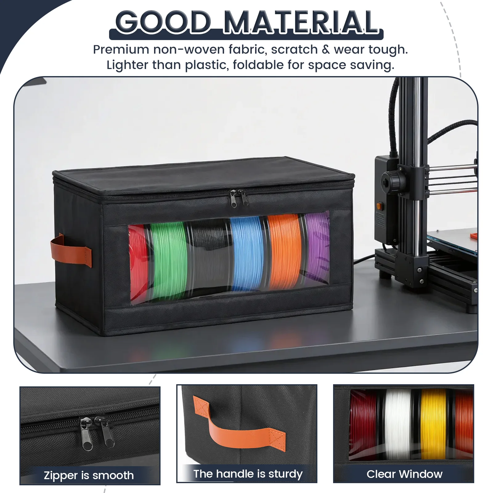 4Pcs 필라멘트 보관 상자 대용량 3D 프린터 필라멘 - Commercial Fabric Printing Machine 리뷰 및 가격