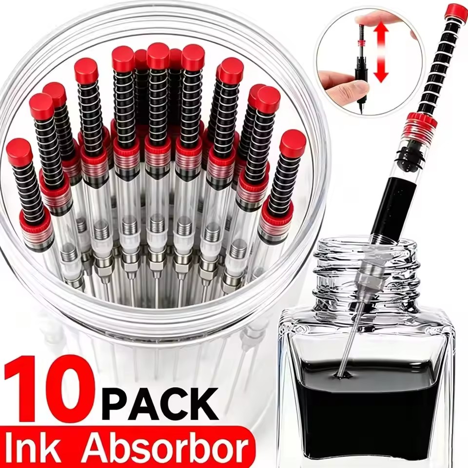 1-10개 분수펜 잉크 충전기 잉크 펜 주사기 흡입기구 - Ink Cartridge 리뷰 및 가격